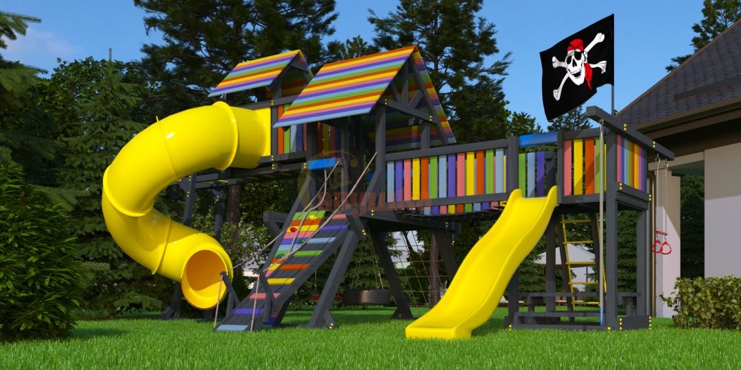 Детская площадка Савушка 8 BLACK